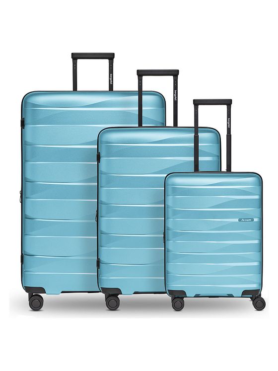Bergpfeil Travel 4-hjuls kuffertsæt, 3-delt, med stretchfoldning