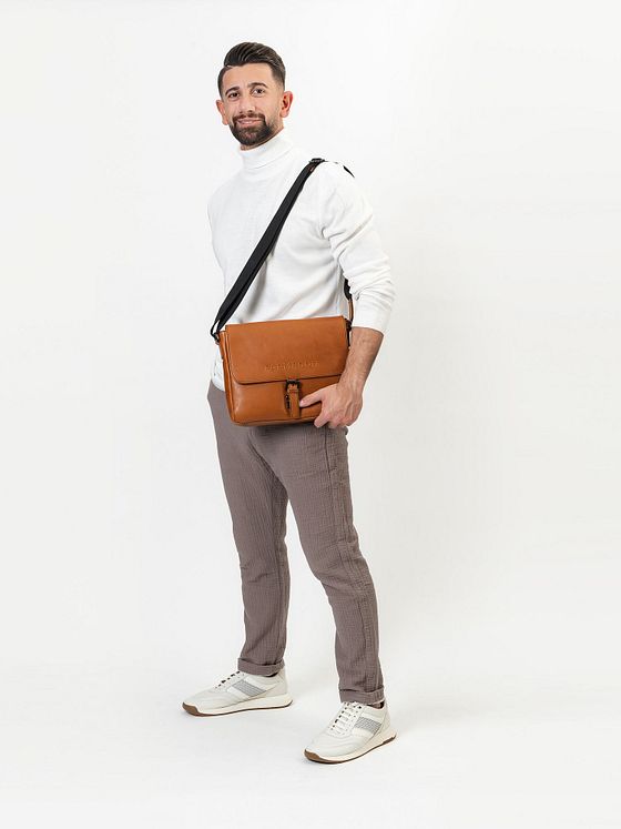 Farmhood Memphis Dokumenttaske Messenger Læder 32 cm