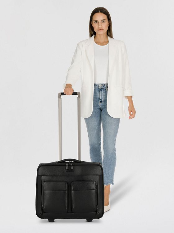 Piquadro Modus Special 2 hjul Business-trolley Læder 44 cm Laptoprum