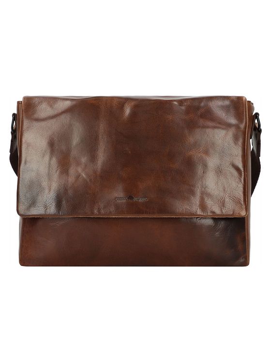 Greenburry Newport Messenger-taske Læder 35 cm
