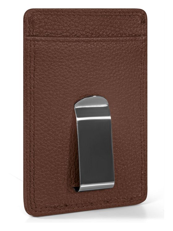 Redolz Leather Essentials kreditkortholder RFID-læder 7 cm med pengeclips