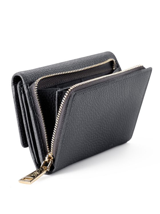 Lazarotti Bologna Kožená peněženka XL s přihrádkou na zip kůže 14 cm