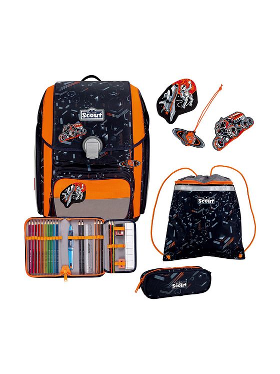 Scout Genius Skoleransel-sæt 4-delt