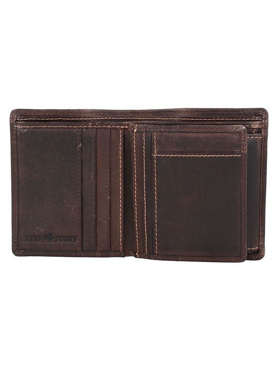 Greenburry Tornado Pung RFID-beskyttelse Læder 9 cm