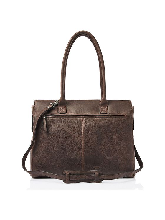 Castelijn & Beerens Carisma skuldertaske RFID-læder 38 cm rum til bærbar computer