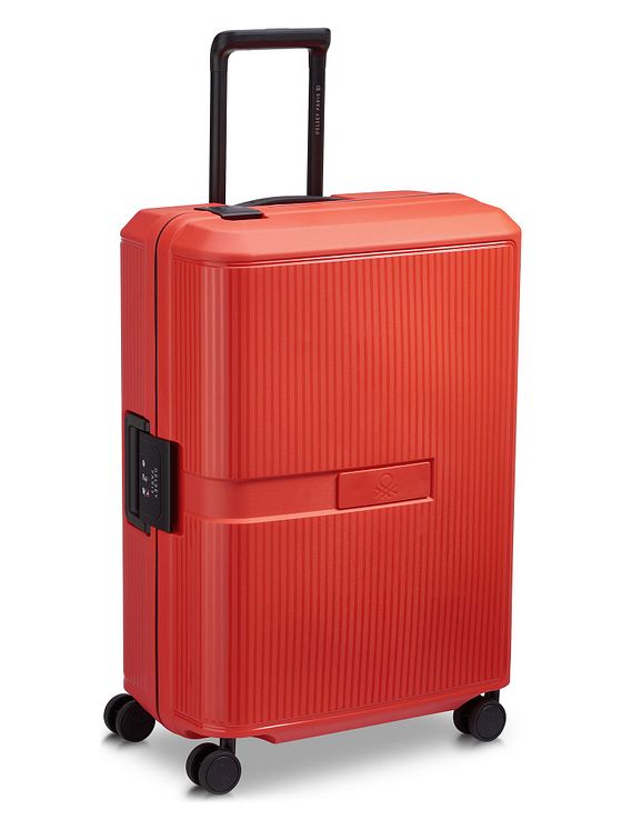 Delsey Paris x United Colors of Benetton Color Block Hardside 4-hjuls trolley 67 cm