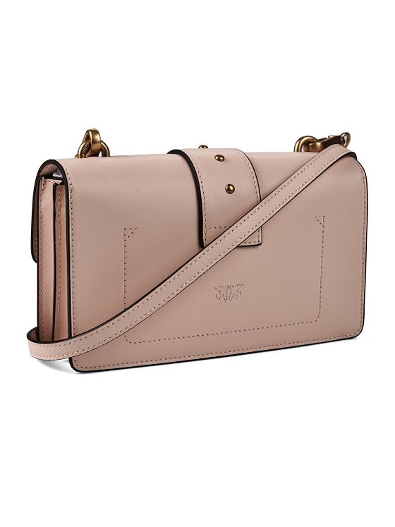 PINKO Love One Bolsa de hombro Piel natural 21 cm PINKO Love One Bolsa de hombro Piel natural 21 cm