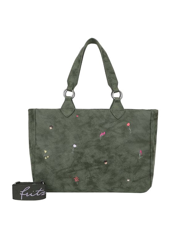 Fritzi aus Preußen Izzy Vintage Limited Embro Bloom Olkalaukku 42 cm Fritzi aus Preußen Izzy Vintage Limited Embro Bloom Olkalaukku 42 cm