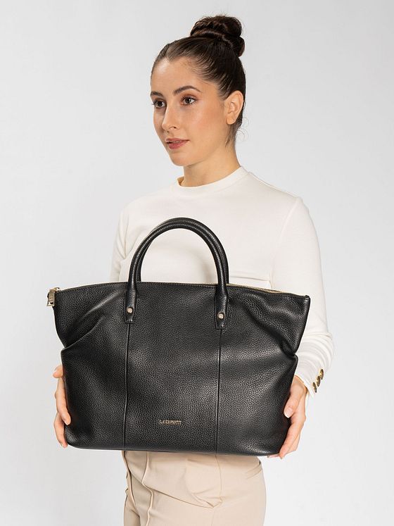 Lazarotti Bologna Leather Shopper-taske Læder 36 cm