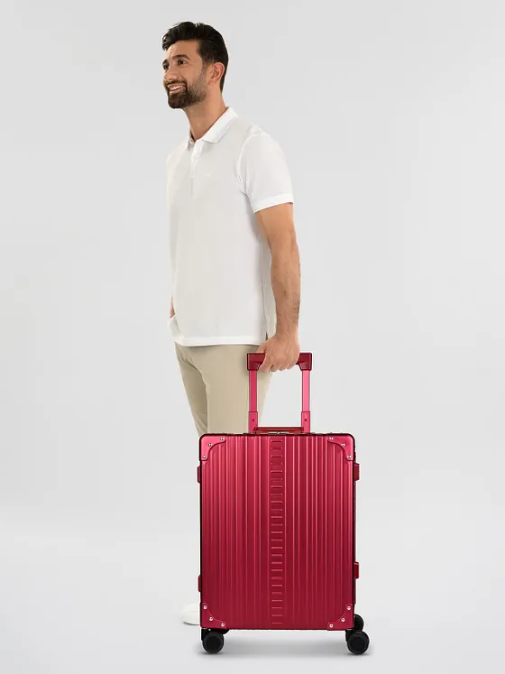 Aleon Traveler Domestic 4-hjulig Cabinväska av Aluminium, 55 cm Aleon Traveler Domestic 4-hjulig Cabinväska av Aluminium, 55 cm