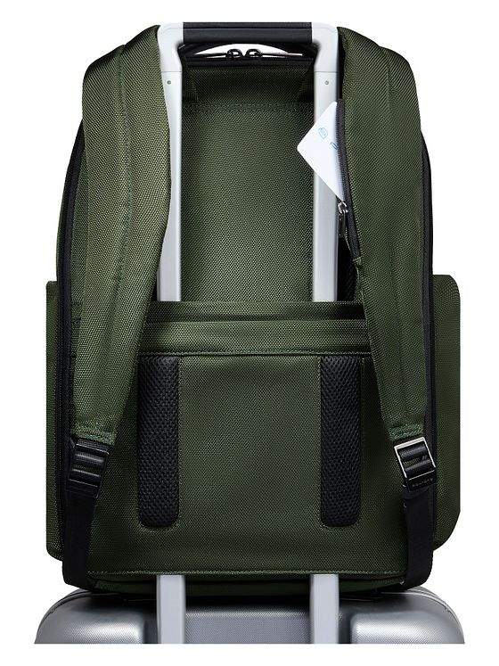 Piquadro Kort rygsæk RFID 42 cm rum til bærbar computer