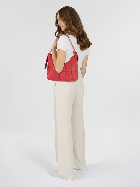 Taschendieb Wien Malvengasse Skuldertaske Læder 31 cm