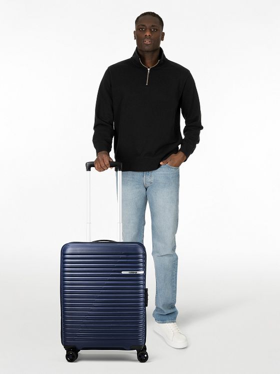 American Tourister Liftoff 4 kolečka Kabinkový kufr 55 cm s roztažitelným záhybem