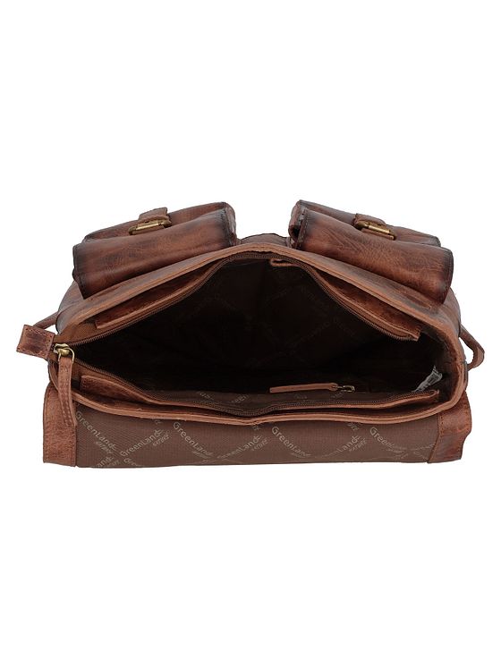 Greenland Nature Mascu & Line rygsæk læder 39 cm