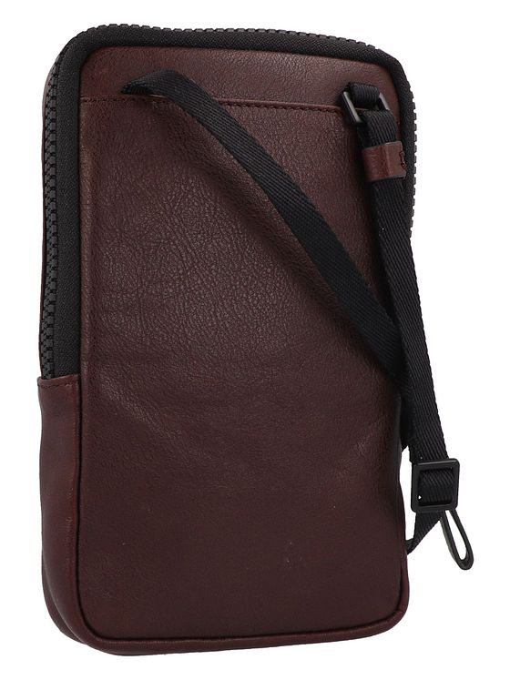 Piquadro Harper mobiltelefontaske i læder 12 cm