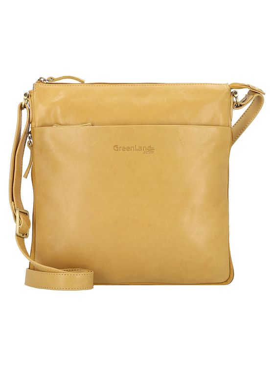 Greenland Nature Nature-skuldertaske i læder 28 cm
