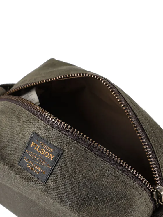 Filson Tin Cloth Neceser Piel natural 23 cm Filson Tin Cloth Neceser Piel natural 23 cm