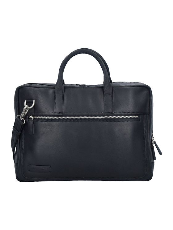 Plevier Vintage London Dokumenttaske RFID-beskyttelse Læder 41 cm Laptoprum