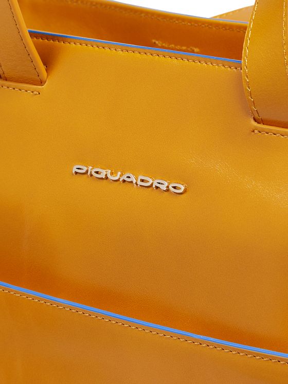 Piquadro Blue Square Nákupní taška Kůže 40 cm