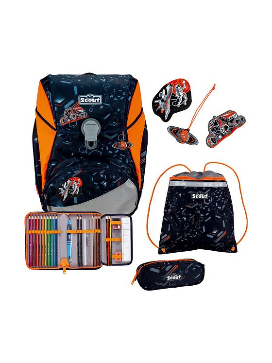 Scout Alpha Skoleransel-sæt 4-delt