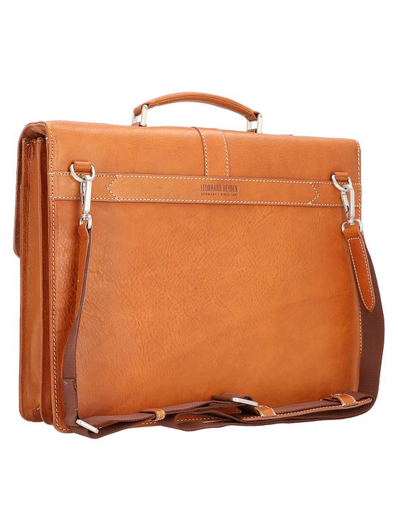 Leonhard Heyden Bergamo dokumentmappe læder 40 cm rum til bærbar computer