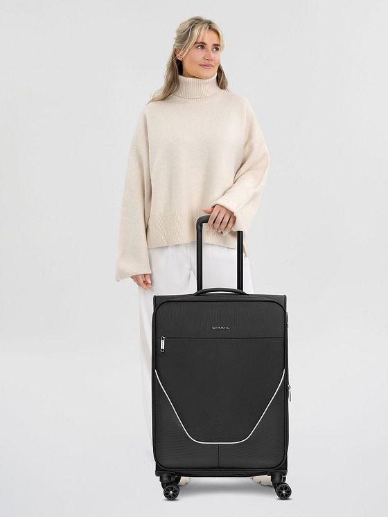 Stratic taska 4-hjuls trolley M 65 cm med ekspansionsfold Stratic taska 4-hjuls trolley M 65 cm med ekspansionsfold