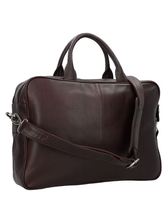 Dermata Kuffert i læder med 40 cm rum til bærbar computer