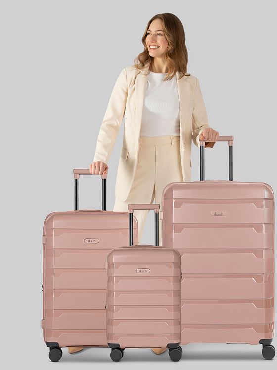 d & n South Dakota 4 hjul Kuffert 3-delt med strækfold d & n South Dakota 4 hjul Kuffert 3-delt med strækfold