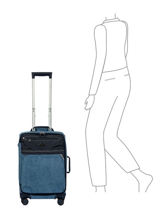 Bric's Bric´s  x Replay 4 hjul Kabinetrolley 55 cm