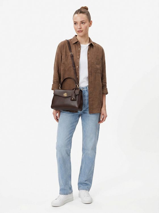 Lauren Ralph Lauren Farrah Olkalaukku Nahka 23 cm Lauren Ralph Lauren Farrah Olkalaukku Nahka 23 cm