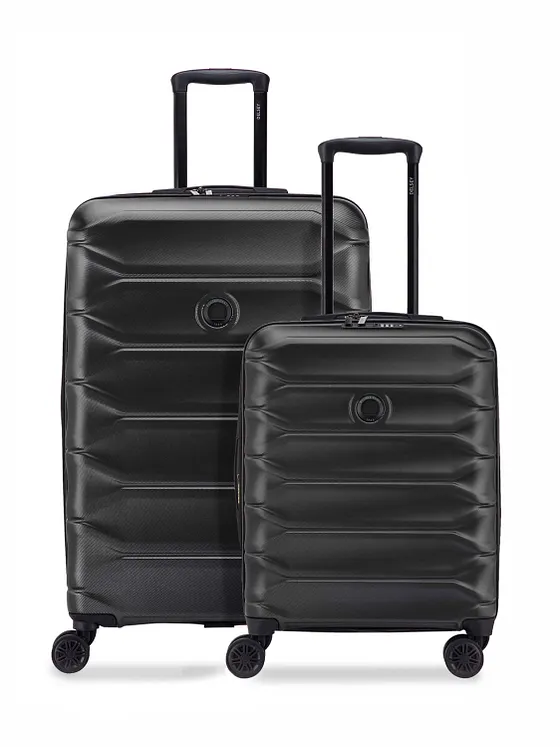Delsey Paris Meteor 4-pyöräinen matkalaukkusetti S+L, laajennettava taitos Delsey Paris Meteor 4-pyöräinen matkalaukkusetti S+L, laajennettava taitos