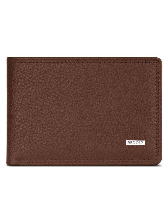 Redolz Leather Essentials QF lille pung RFID-læder 10,5 cm Redolz Leather Essentials QF lille pung RFID-læder 10,5 cm