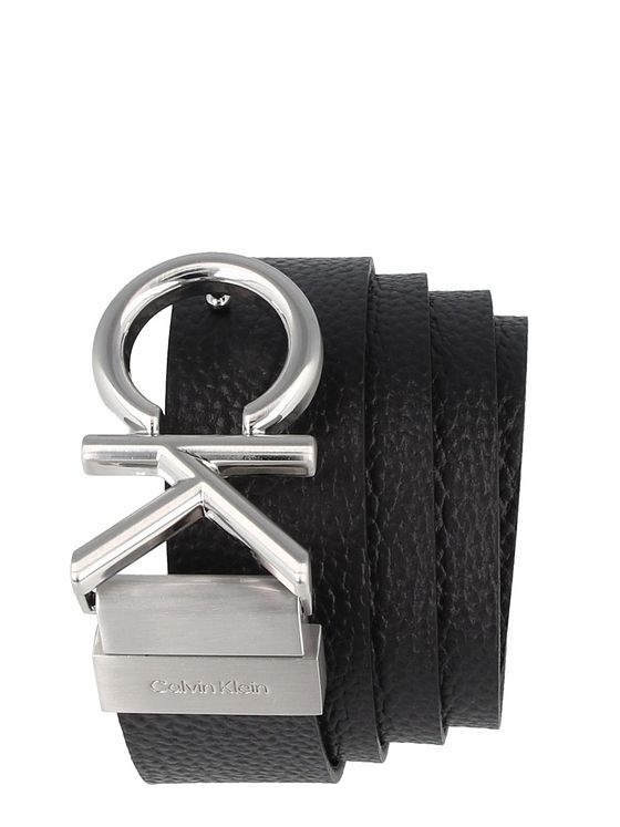 Calvin Klein CK Metal Bombe Pásek Kůže