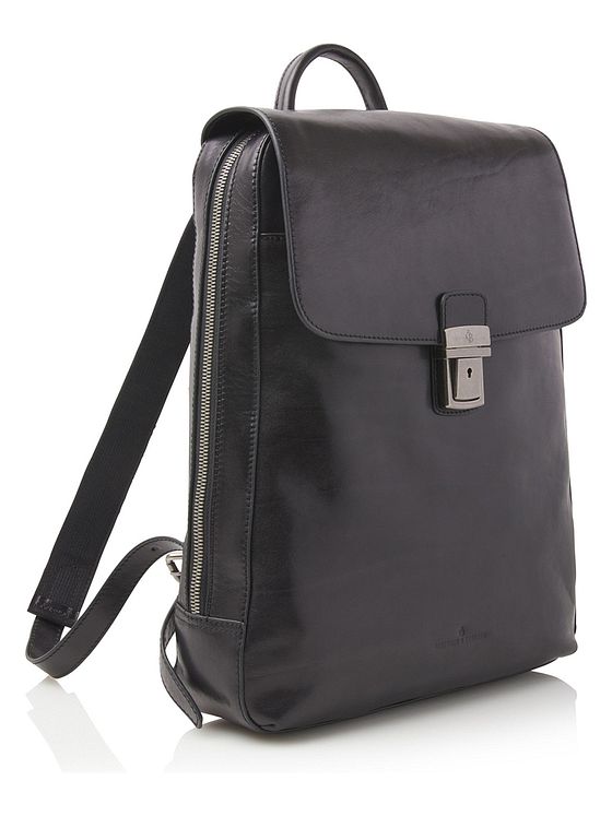 Castelijn & Beerens Guus-rygsæk i læder med 40 cm rum til bærbar computer