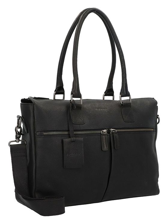 Burkely Antique Avery skuldertaske læder 37 cm rum til bærbar computer