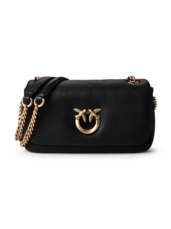 PINKO Love Soft Bolsa de hombro Piel natural 22 cm PINKO Love Soft Bolsa de hombro Piel natural 22 cm