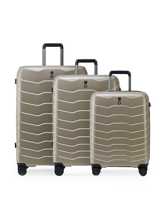 Echolac Exo 4 kolečka Sada kufrů 3-dílný s roztažitelným záhybem