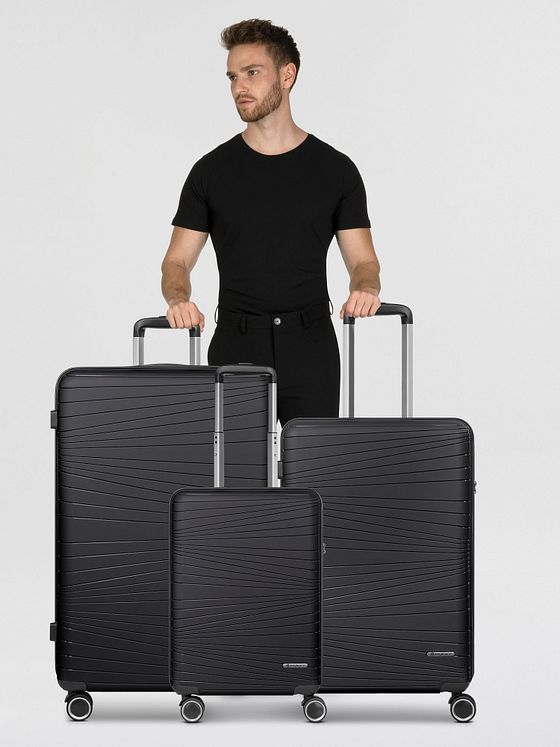 Franky Dallas 3.0 4-hjulet kuffertsæt 3-delt med strækfolder