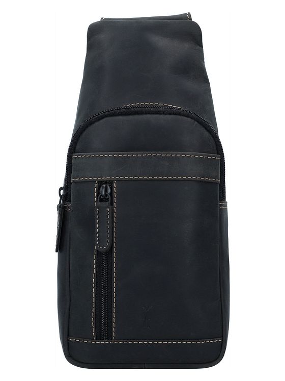 Jack Kinsky Baltimore 17 skuldertaske i læder 30 cm