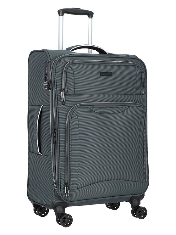 d & n Travel Line 9204 4 hjul Trolley M 66 cm med strækfold