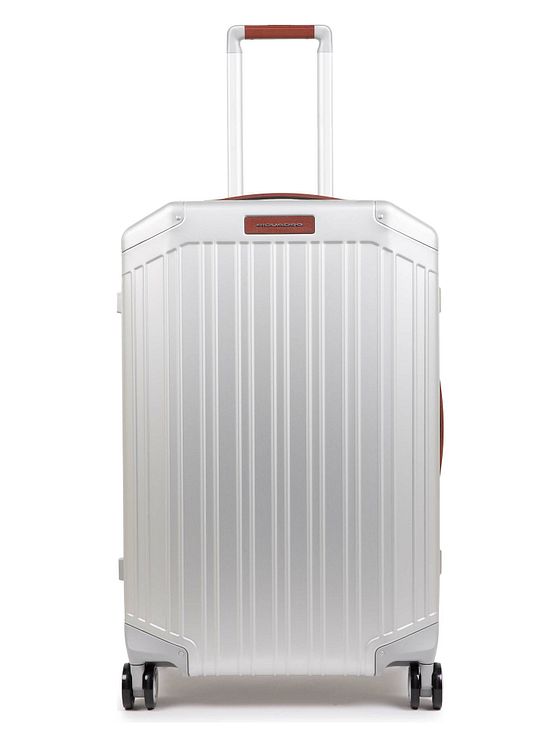 Piquadro 4-hjulet vogn i aluminium 69 cm