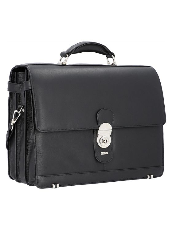 Alassio Monza dokumentmappe læder 38 cm rum til bærbar computer