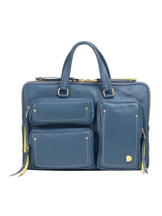 DuDu Pocket Portfölj Läder 36 cm Laptopfack