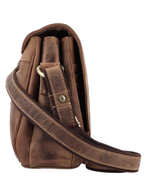 Greenburry Vintage skuldertaske i læder 20 cm Greenburry Vintage skuldertaske i læder 20 cm