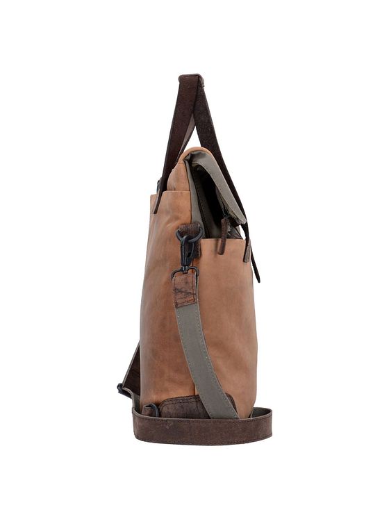 Harold's Twister aktovka s funkcí batohu kožená 34 cm přihrádka na notebook