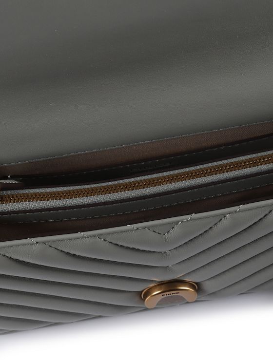 PINKO Love One Skuldertaske Læder 21 cm