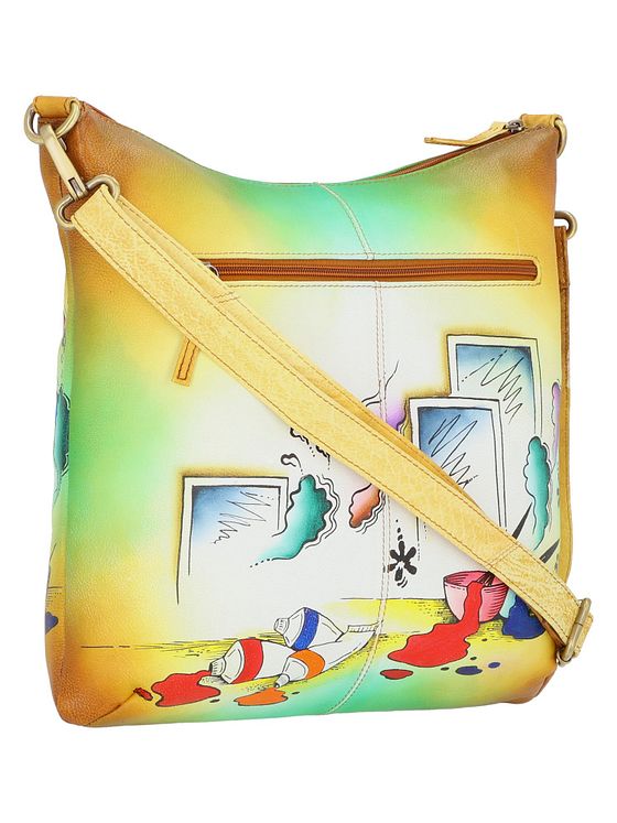 Greenland Nature Art+Craft skuldertaske i læder 34 cm