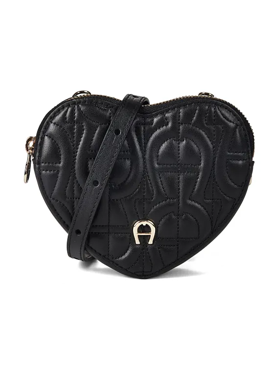 AIGNER Fashion Bolsa banderola Mini Bag Piel natural 14 cm