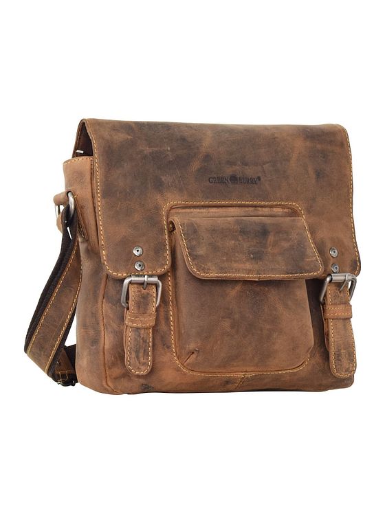 Greenburry Vintage Revival Vol. 1 skuldertaske i læder 28 cm Greenburry Vintage Revival Vol. 1 skuldertaske i læder 28 cm