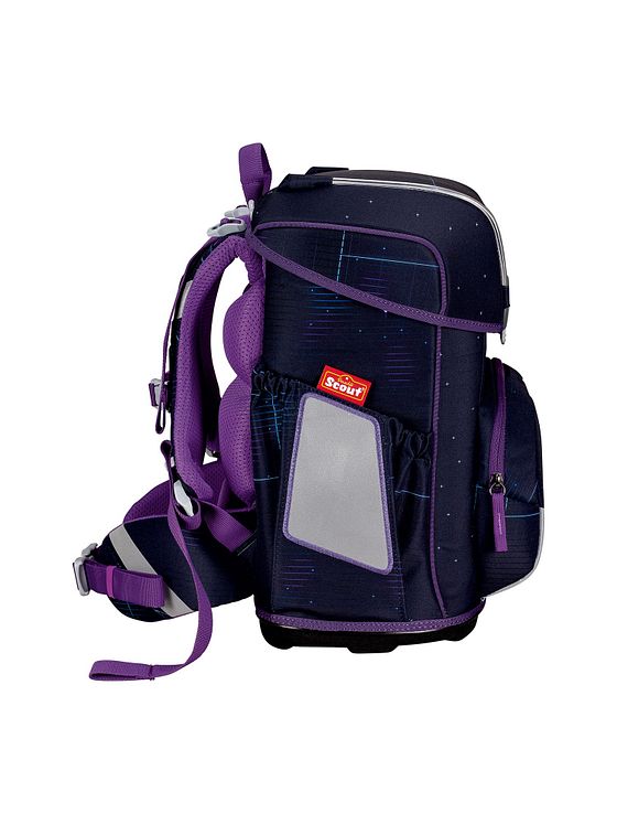 Scout Neo Exklusiv Safety Light Skoleransel-sæt 5-delt